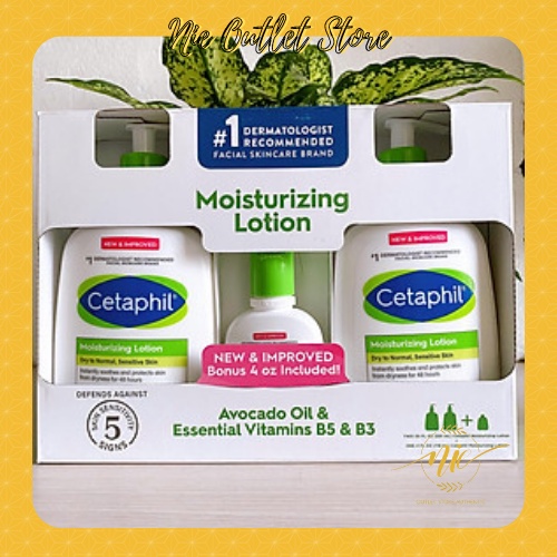 Set 3 Dưỡng Thể Cetaphil Moisturizing Lotion