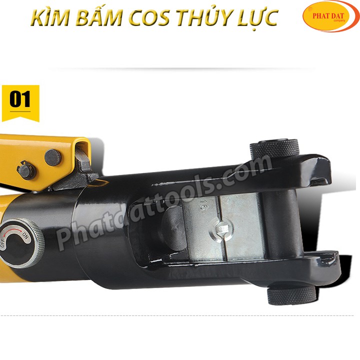 Kìm Bấm Đầu Cos Điện Thủy Lực YQK240