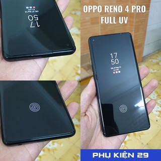 [Oppo Reno 3 Pro/ 4 Pro/ 5 Pro/ 6 Pro (Pro Plus)] Dán kính cường lực FULL màn FULL keo UV BULLETPROOF