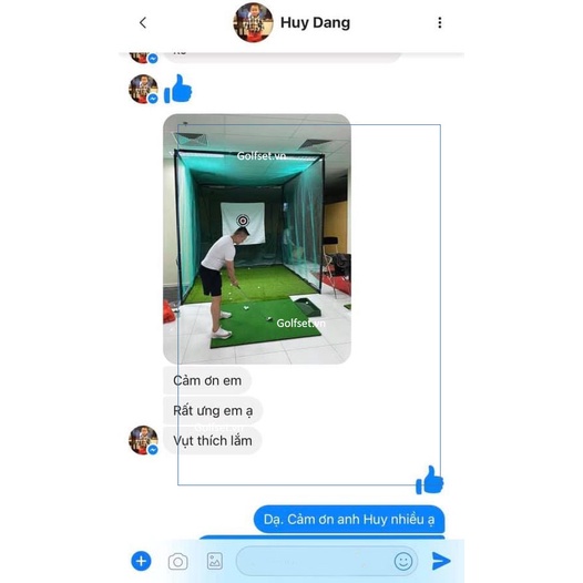 Bộ Tập Swing Golf Đầy Đủ Cao 2.5m Phù Hợp Văn Phòng, Căn Hộ Chung Cư: Khung Lưới + Thảm Swing Golf