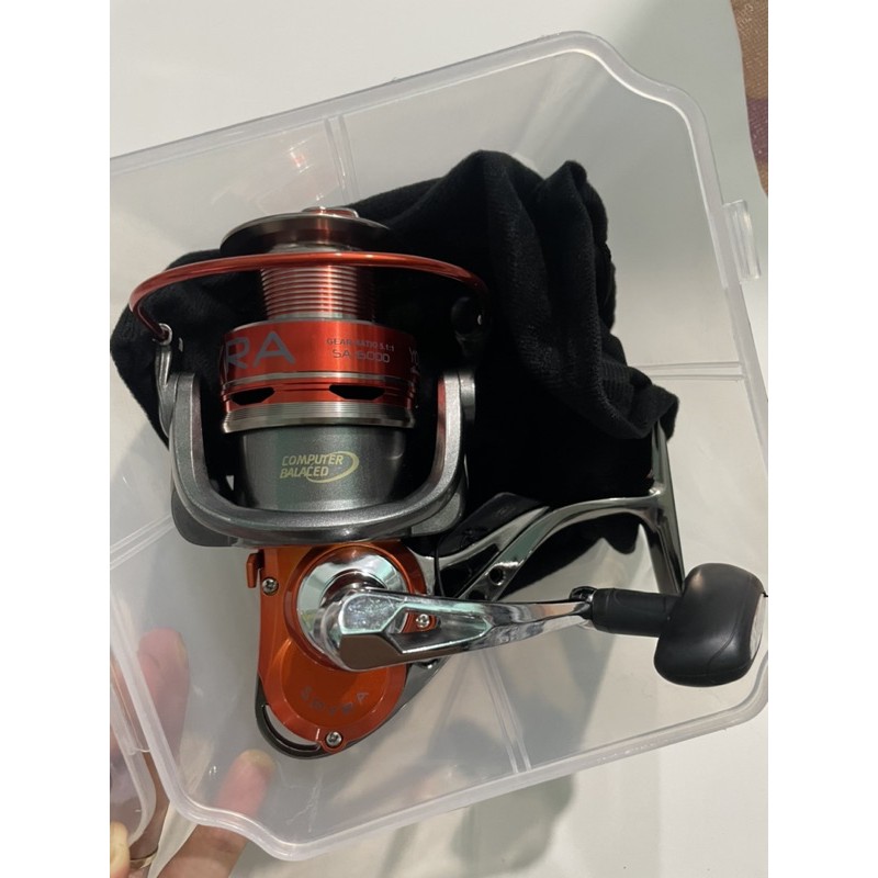 Máy câu Yolo Spyra - 6000 hàng chuẩn y hình siêu khoẻ siêu bền cối kim loại, tay quay kim loại