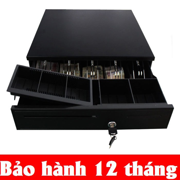 (BH 12 Tháng) Két Đựng Tiền , Hộc Đựng Tiền Thu Ngân Tự Bung Tủ Khi Kết Nối Với Máy In