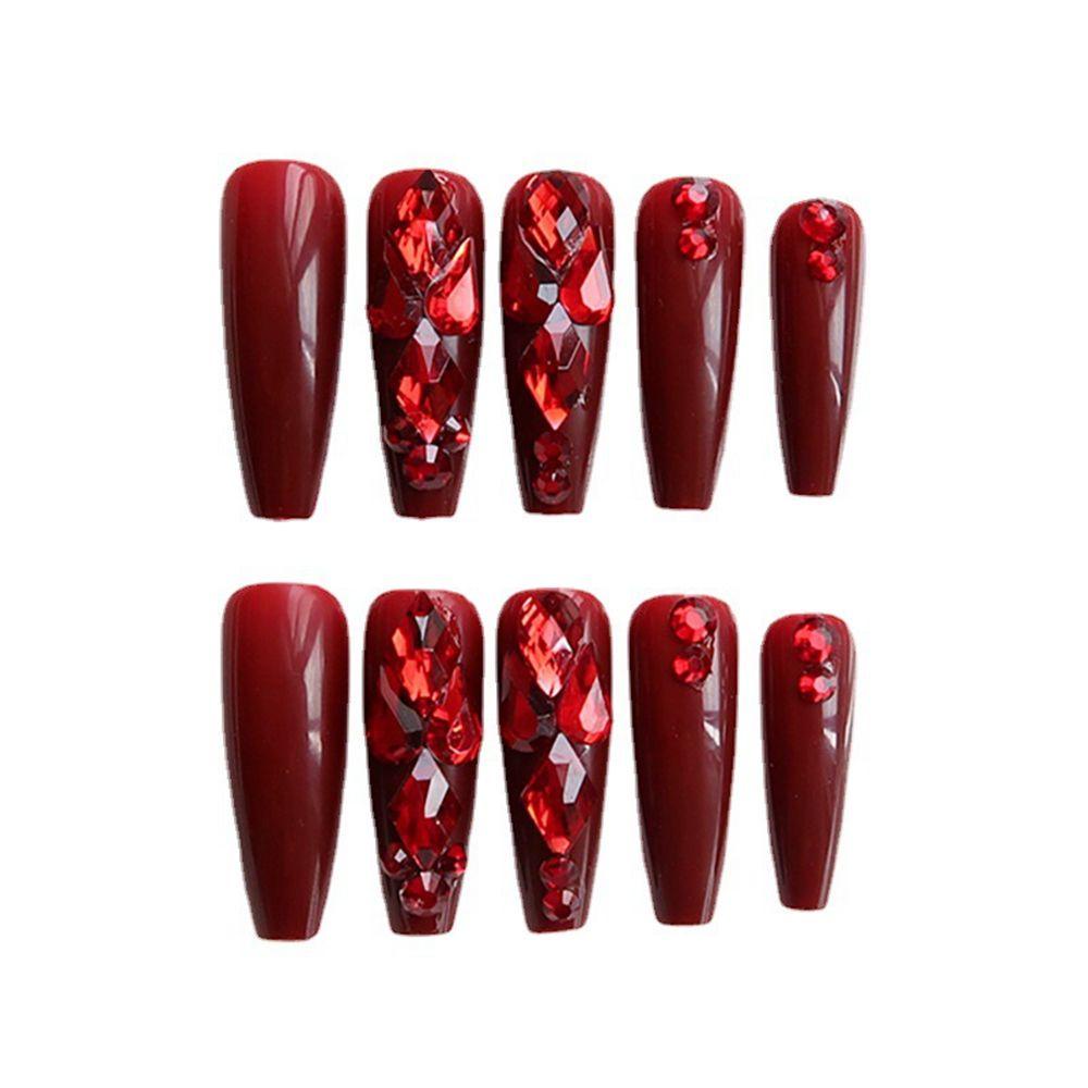 Set 24 Món Đồ Dùng|Bộ Móng Tay Giả Che Phủ Toàn Diện Kiểu Pháp