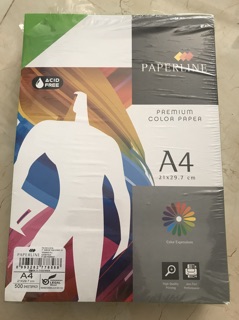 Giấy A4 màu Paperline (500 tờ/ ream)