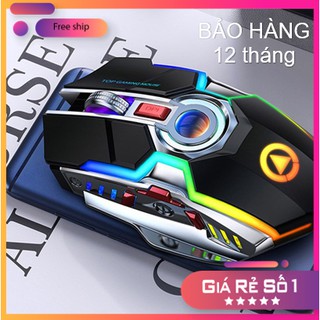 Chuột không dây gaming a5 🔥tặng lót chuột🔥 chức năng sạc nhanh và tiết kiệm điện,dung lượng pin 1200mah