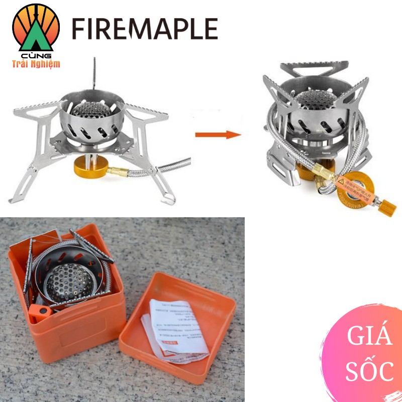 Bếp Gas FMS-121 Dã Ngoại Fire Maple Nhỏ Gọn Chuyên Dụng Cho Du Lịch, Dã Ngoại Cắm Trại Ngoài Trời