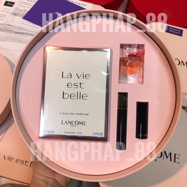 Set nước hoa Lancôme_hàng chuẩn Bill mua Pháp