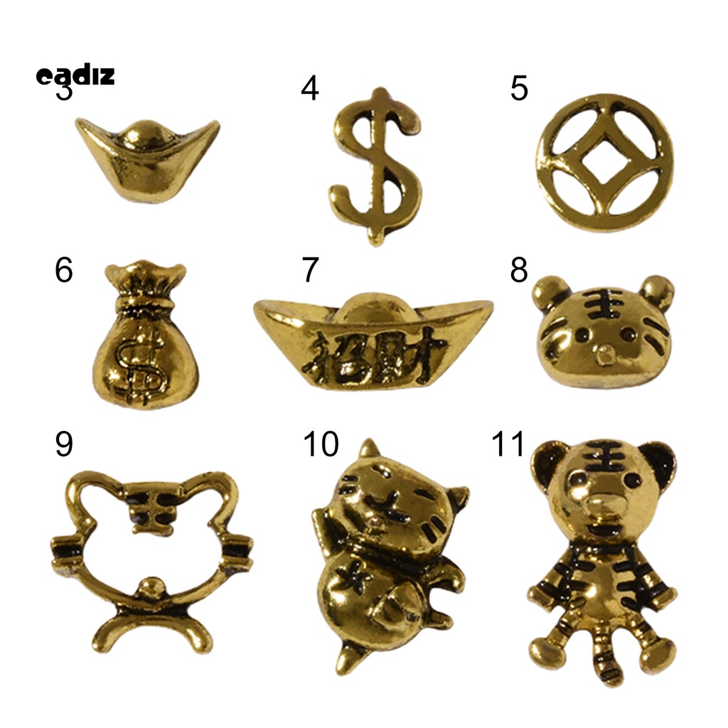 [Hàng mới về] Hạt phụ kiện trang trí móng tay nhiều kiểu dáng cho năm mới độc đáo thời trang cho nữ