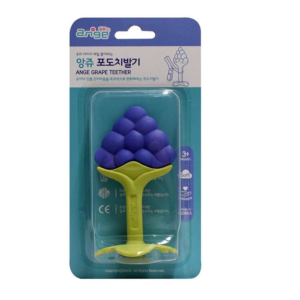 (Made in Korea) Ngậm nướu cao cấp ANGE - Chuối, Hươu cao cổ, Dâu tây, quả Nho (AG044, AG053, AG054, AG047)