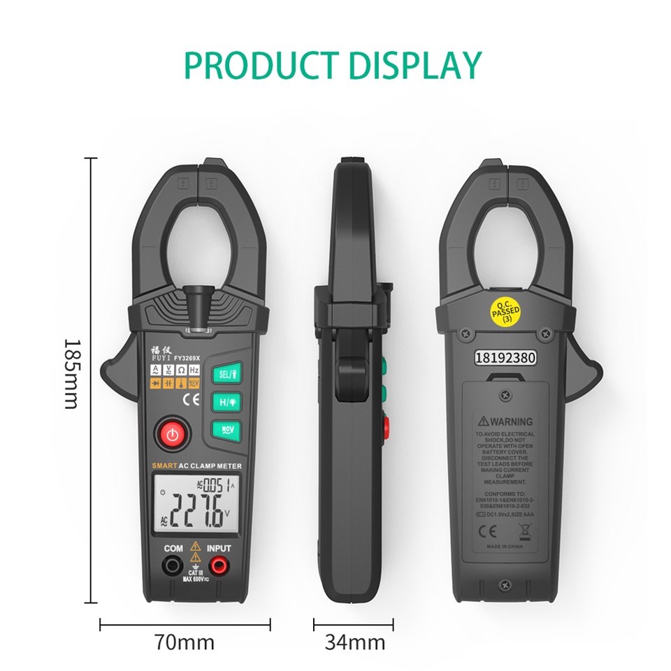 Vạn Năng Kế Kỹ Thuật Số CM83 RMS AC / DC Cao Cấp Chuyên Dụng