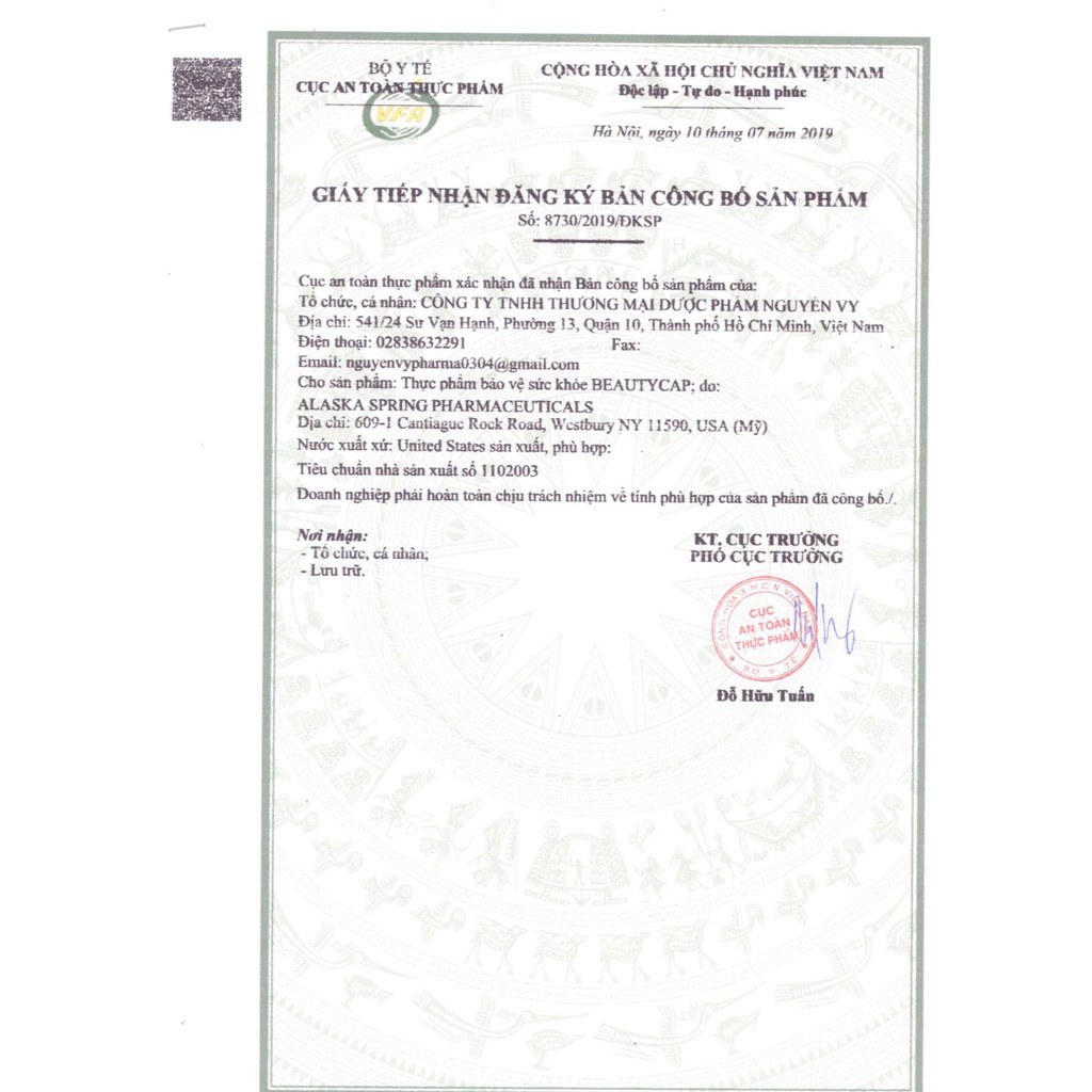 Viên uống collagen Beautycap bổ sung vitamin + AEC B5  dưỡng trắng đẹp da USA CHÍNH HÃNG | Thế Giới Skin Care