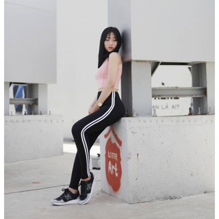 Quần Legging 2 sọc thể thao