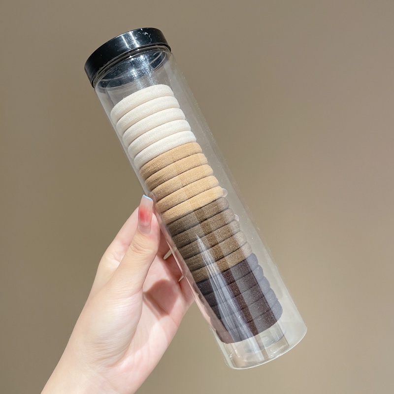 Dây Buộc Tóc Cao Su Co Giãn Trong Suốt Phong Cách Hàn Quốc