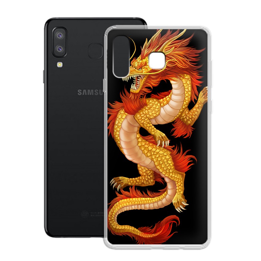 Ốp lưng Samsung Galaxy A8 star in họa tiết anime chibi dễ thương - 01033 Silicone Dẻo