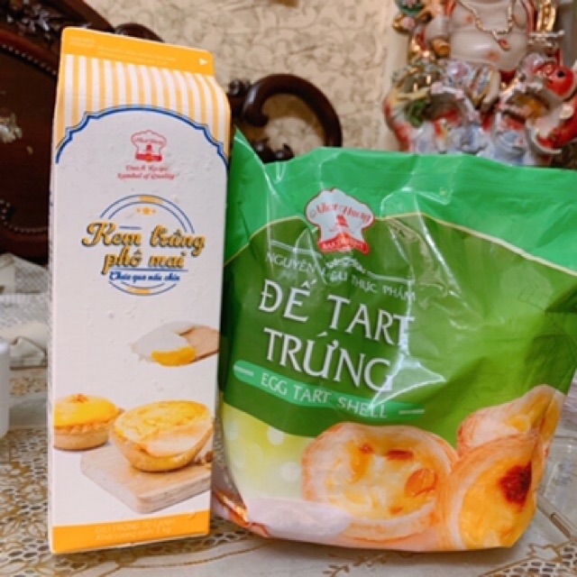 Combo đế tart + kem trứng pho mai (ship hỏa tốc ngay grap, now