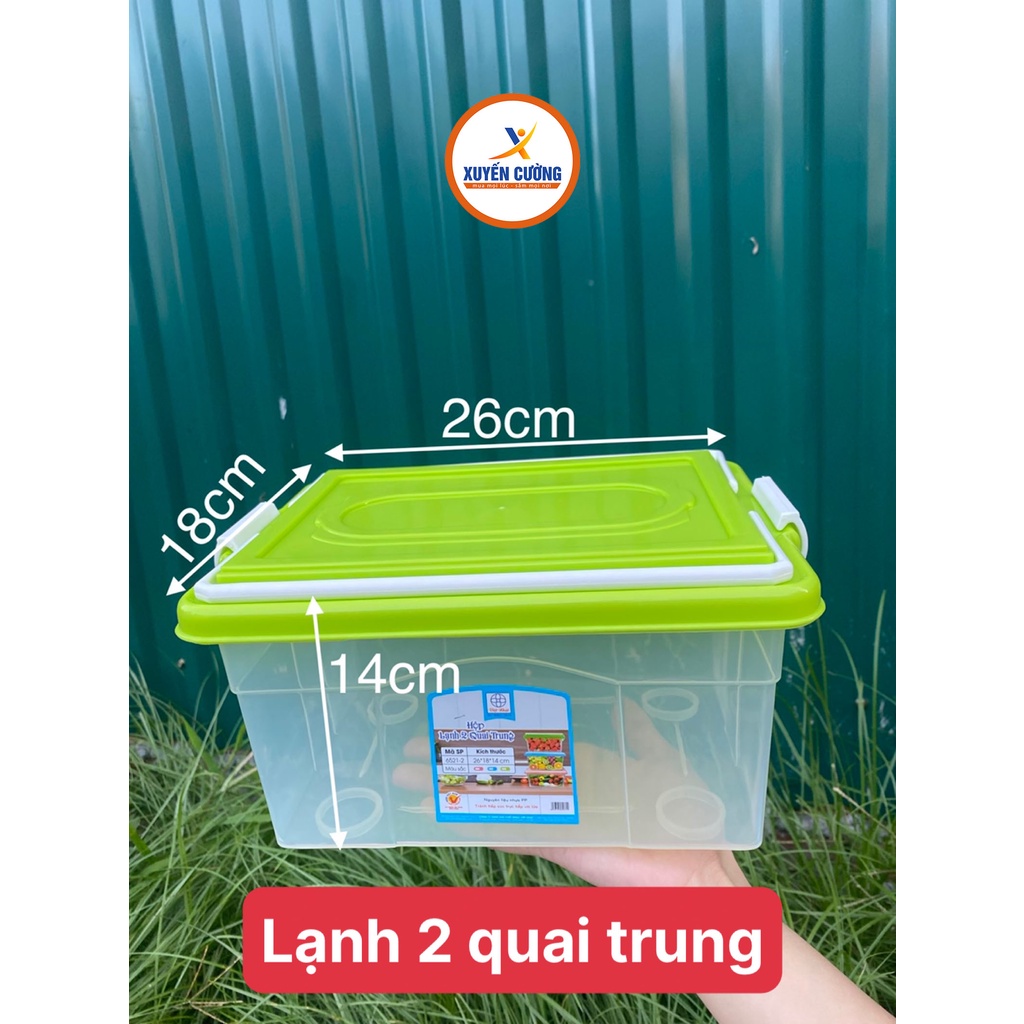 Hộp thực phẩm, hộp lạnh bảo quản thực phẩm có quai xách tiện dụng
