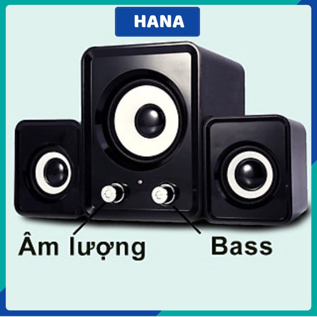 Loa máy tính để bàn mini bass mạnh loa vi tính cây giá rẻ FT202, nghe êm kiểu dáng thời trang cute