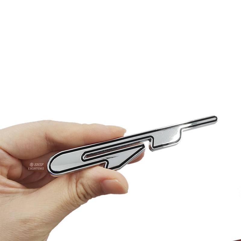 FENDER 1 Miếng dán kim loại trang trí xe hơi hình logo GT