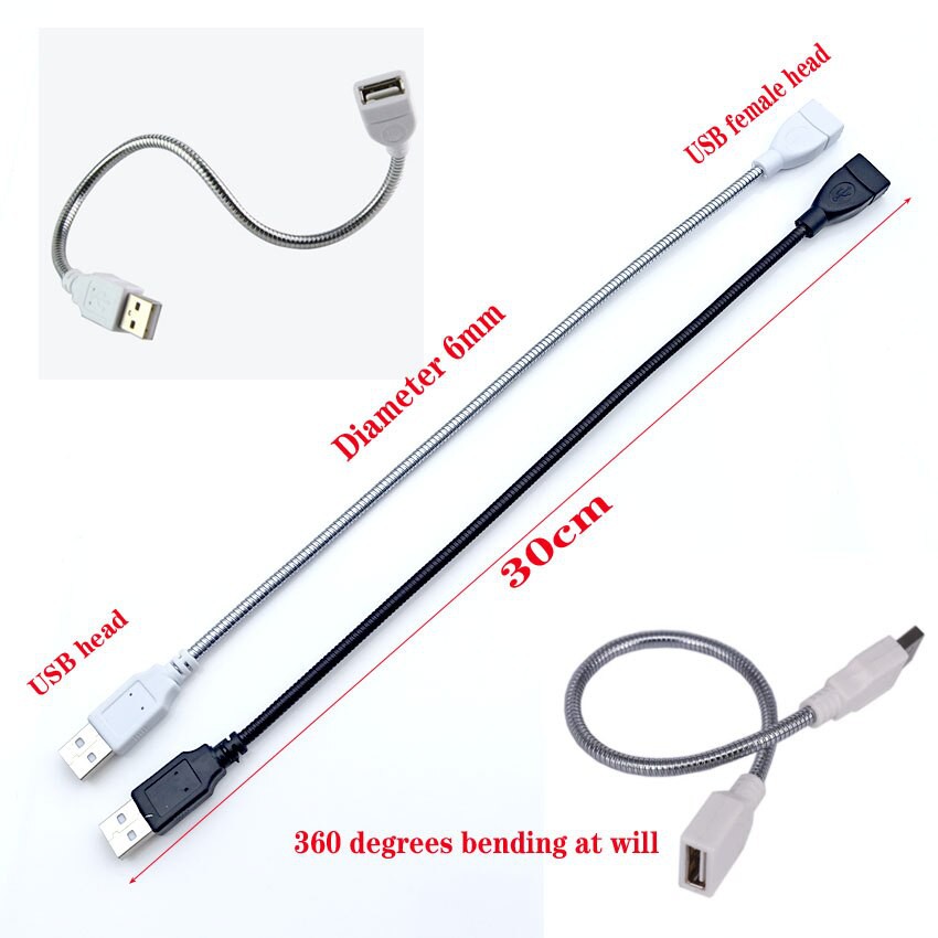 Thanh đèn LED 24 bóng siêu sáng cổng cắm USB thích hợp để bàn học, đọc sách đầu giường