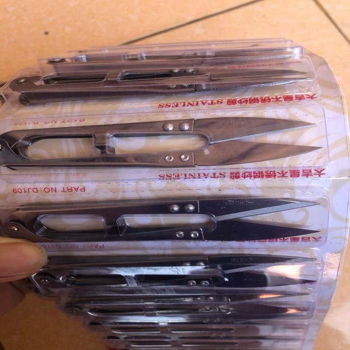 Kéo Bấm Chỉ INOX DJ-109 Vỉ 12 Chiếc Giá Sỉ