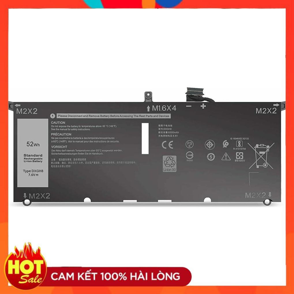 HÀNG ZIN  Pin Xịn (Battery) Dell Xps 13 9370 9380 7390 7391 7490 3301 DXGH8 Original