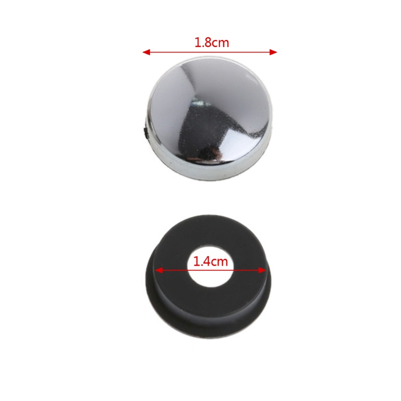 Bộ 8 Ốc Vít Nhựa Cố Định Khung Biển Số Xe Hơi / Mô Tô Chống Mòn