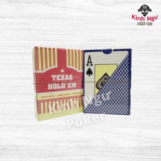 Bộ bài nhựa Poker TEXAS HOLD'EM bài poker bài tây tú lơ khơ chất lượng cao chống nước, chống gãy gập