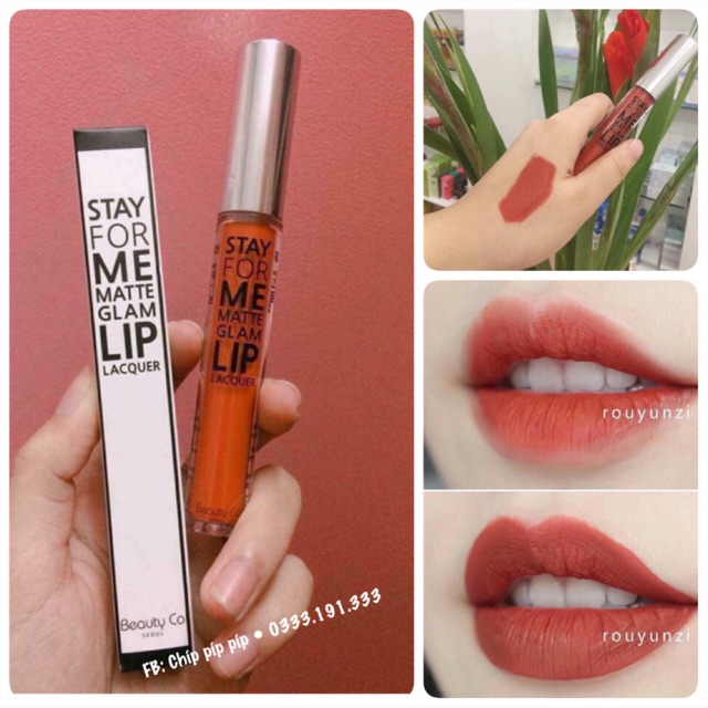 Son Stay For Me Matte Glam Lip Lacquer màu 07