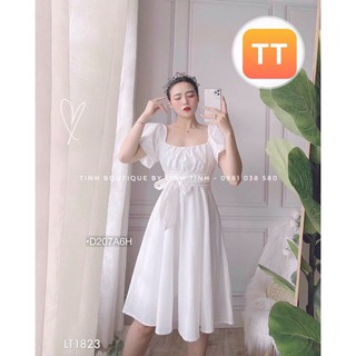 - Đầm Vôn Cổ Vuông