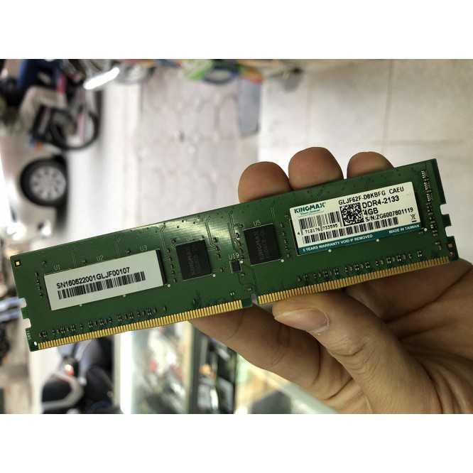 Ram Kingmax 4GB DDR4 Bus 2133Mhz hàng tháo máy