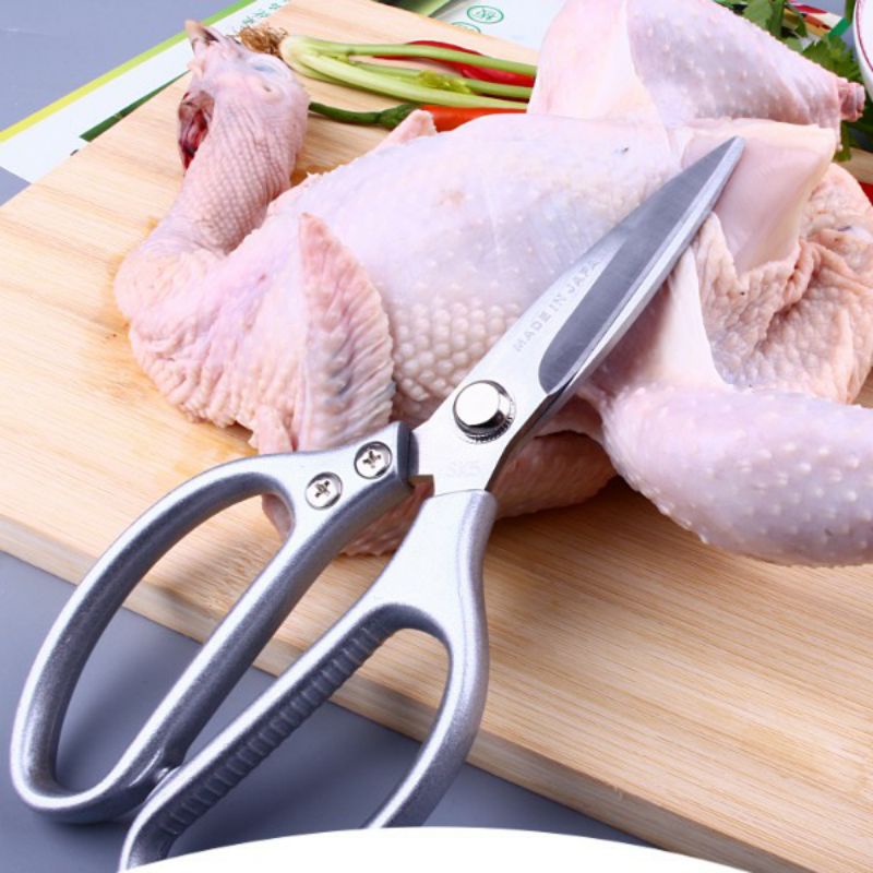 Kéo Cắt Gà Kéo Nhật Làm Bếp Đa Năng Cắt Vải Cắt Giấy SK5 Siêu Sắc Size Lớn nhất