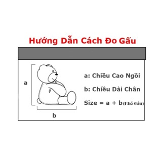 Gấu bông teddy 1m6( khổ vải)