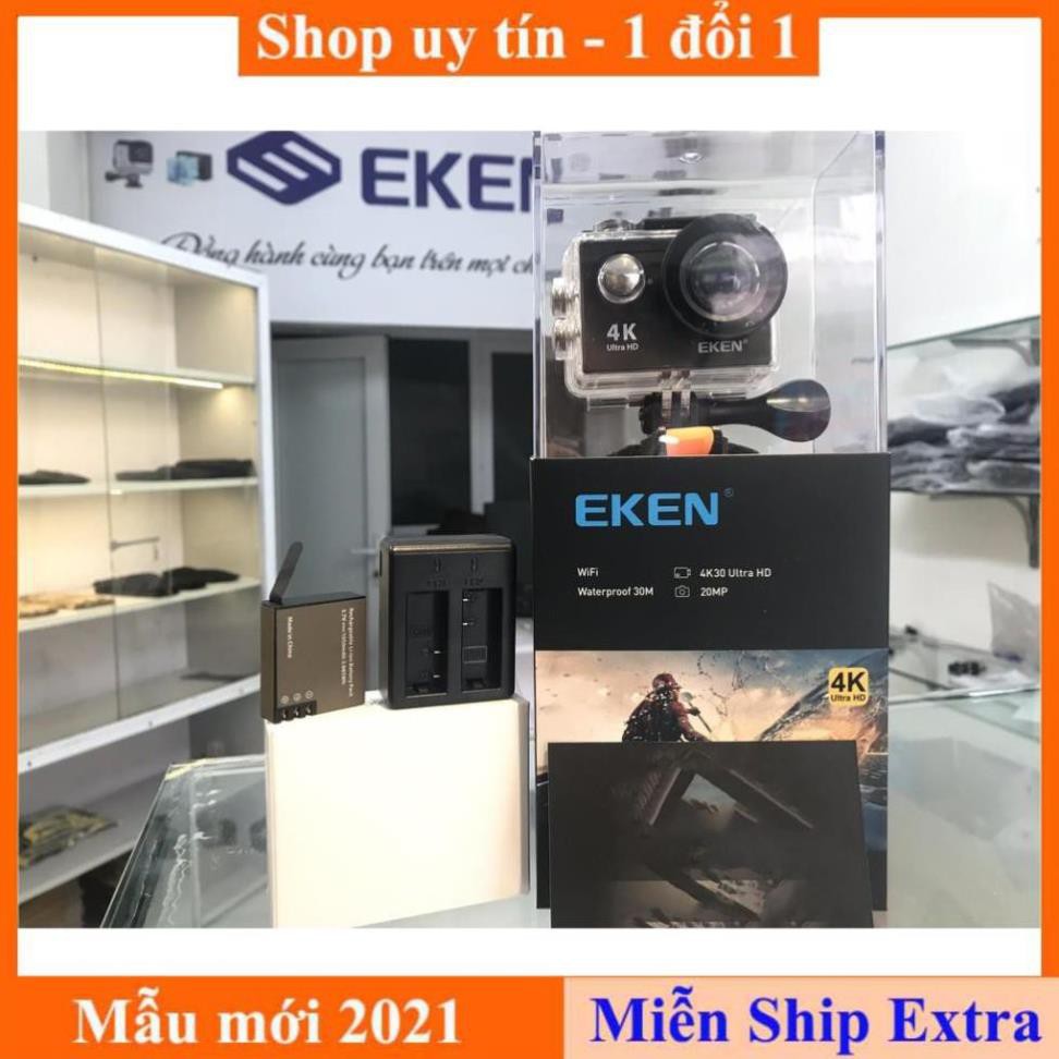 [ Xả kho tết] Camera hành trình Eken Ultra HD Wifi quay video 4K + Tặng bộ phụ kiện sports lắp đặt trên cả ô tô xe máy