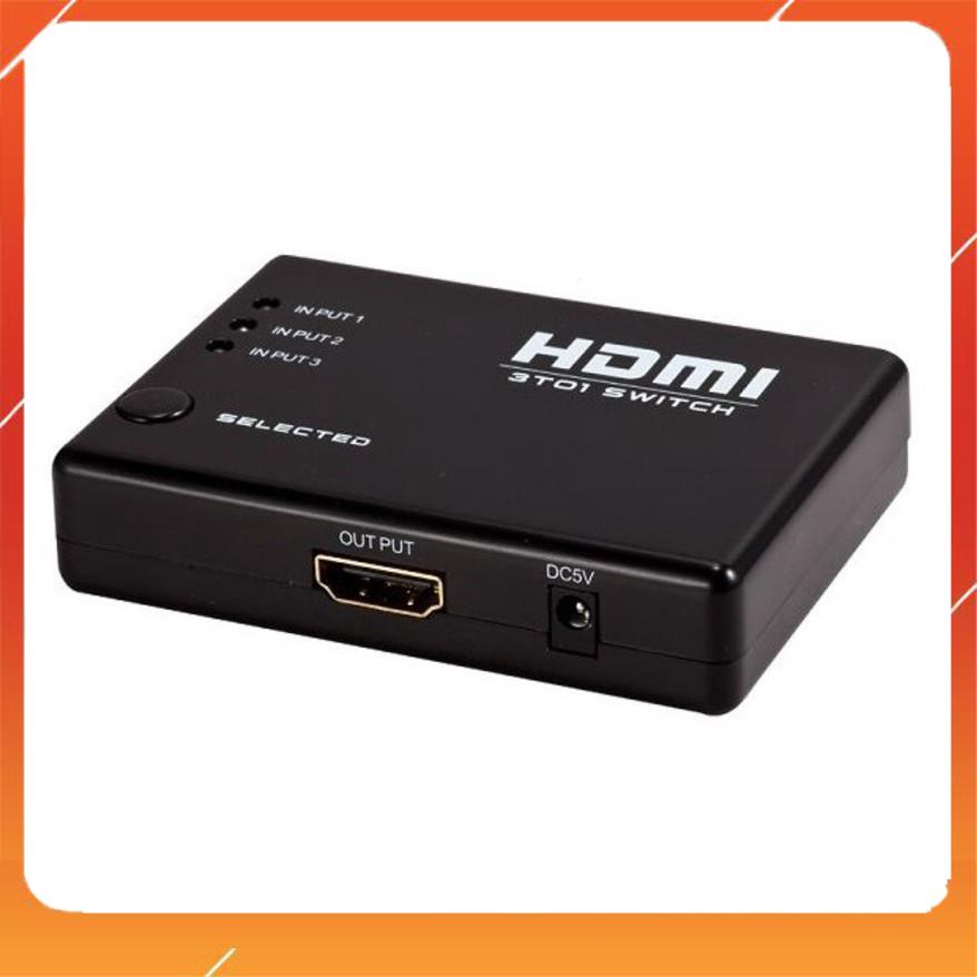 BOX 3 HDMI VÀO 1 MÀN HÌNH CAO CẤP, HUB CHIA MẪU MỚI BÁN CHẠY