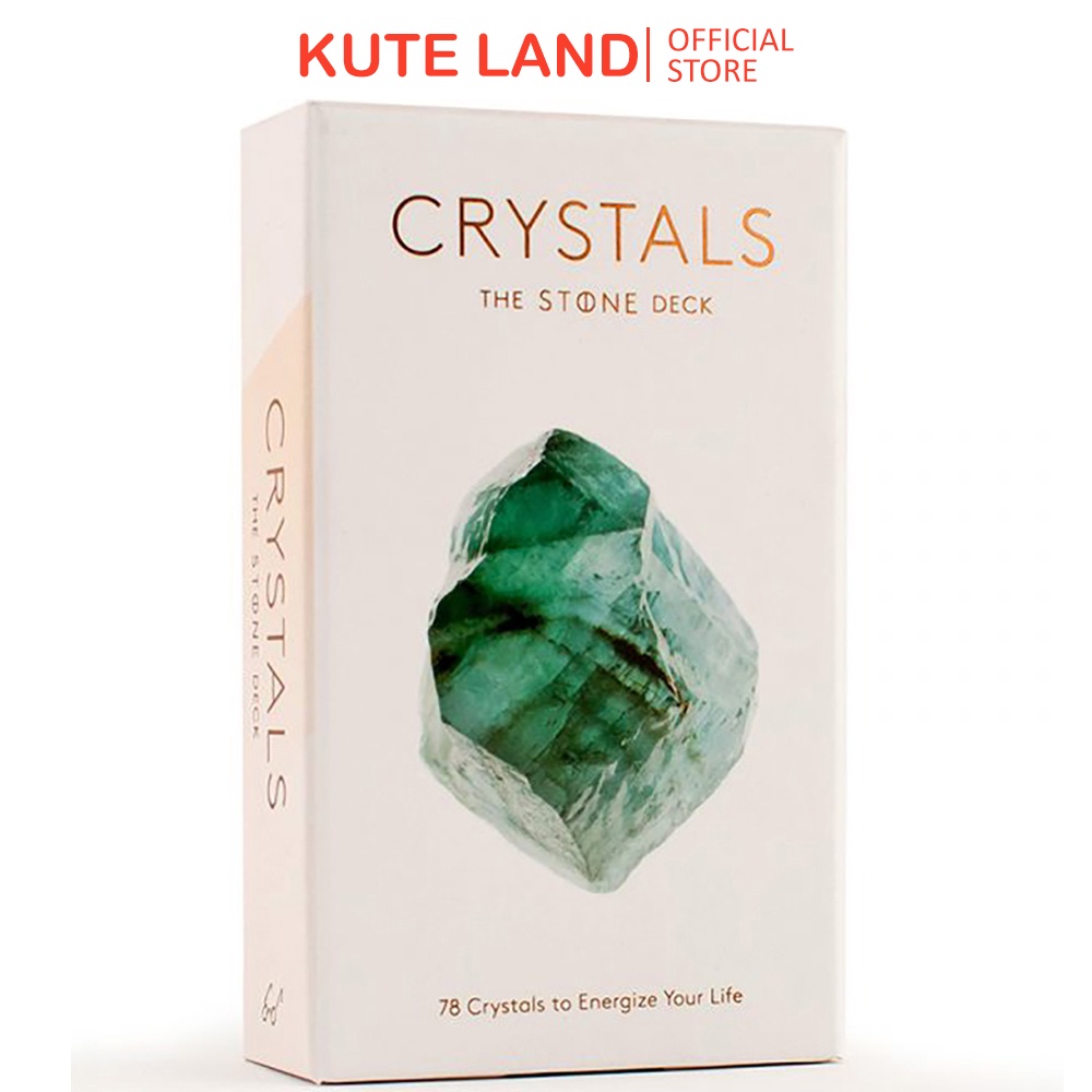 Bộ Bài Crystals - The Stone Deck - Thông Điệp Từ Tinh Thể 78 Lá Bài SB86