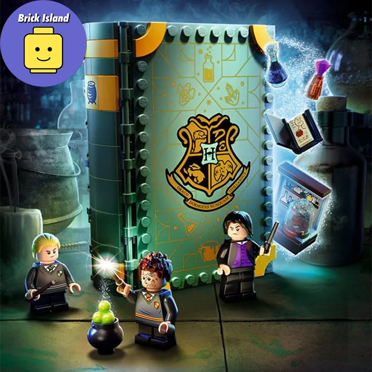 Đồ Chơi Lắp Ráp Mô hình Harry Potter Book sách - Brick Island