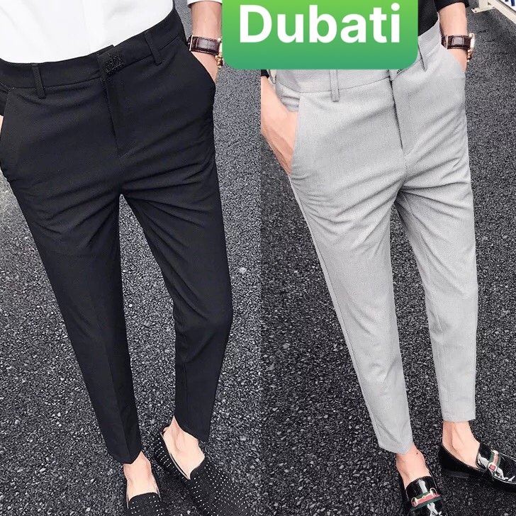 QUẦN TÂY NAM - QUẦN TÂY ÂU DÁNG ÔM CÔNG SƠ VẢI CO GIÃN NHẸ - DUBATI FASHION