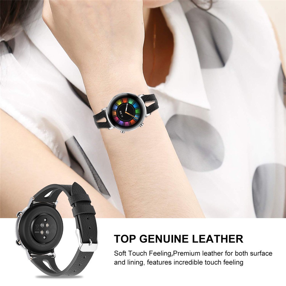Dây Đeo Bằng Da Thay Thế Cho Đồng Hồ Thông Minh Huawei GT GT2 GT3 Pro 46mm 42mm 43mm GT2e