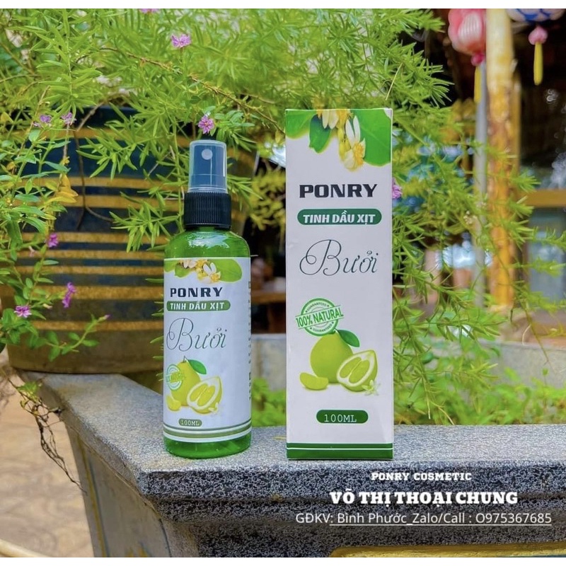 TINH DẦU XỊT BƯỞI PONRY (100ml)
