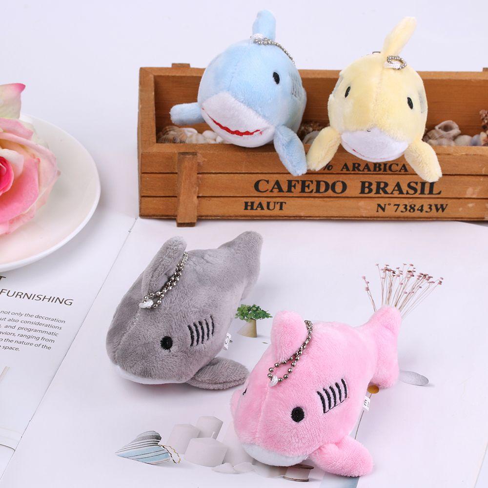 Thú Nhồi Bông Hình Cá Mập Hoạt Hình 10CM / 18CM