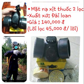 Mặt nạ phòng độc 2 lọc