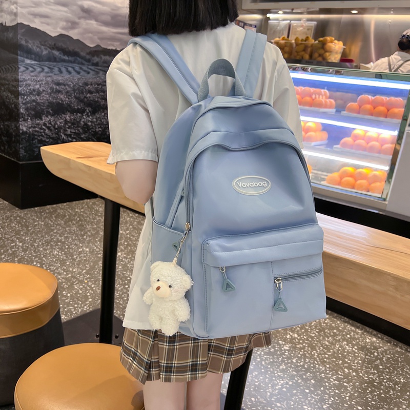 Balo PRETTYZYS dung tích lớn 15.6inch phong cách Hàn Quốc cho nữ sinh đi học