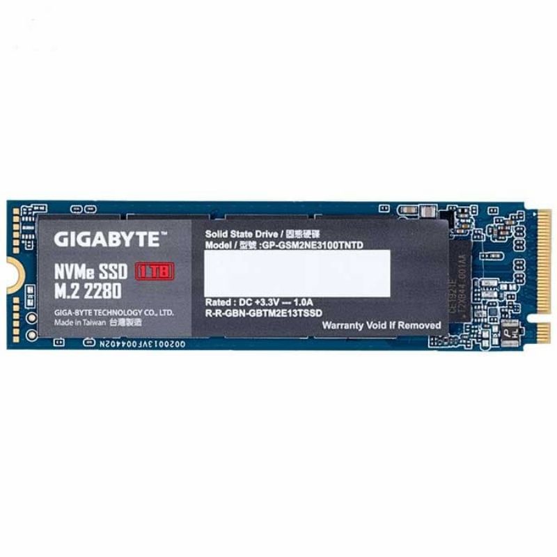 Ổ cứng SSD 1TB Gigabyte M.2 NVMe PCIe Gen3x4 (GP-GSM2NE3100TNTD) | WebRaoVat - webraovat.net.vn