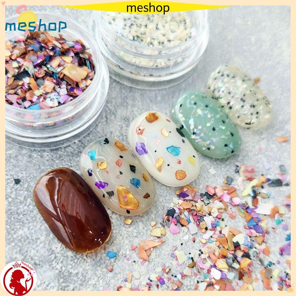 ❦ME❦ Nail Sea Shell Stone Press On Parts Móng tay Quyến rũ 3D Nghệ thuật làm móng tay Ngày lễ tình nhân Trang trí móng tay