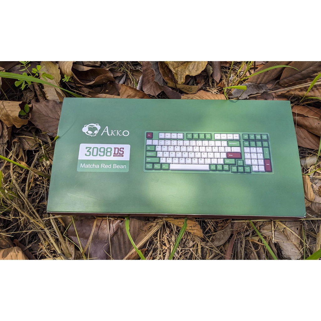 Bàn phím cơ AKKO 3098 DS Matcha Red Bean -Bảo Hành 12 Tháng