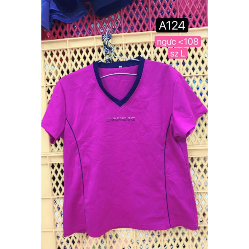 áo thun màu hồng size L. A124