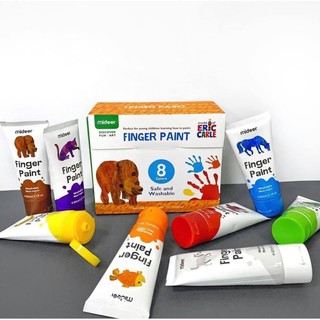 Màu vẽ bàn tay Mideer- finger paint cho bé yêu sáng tạo