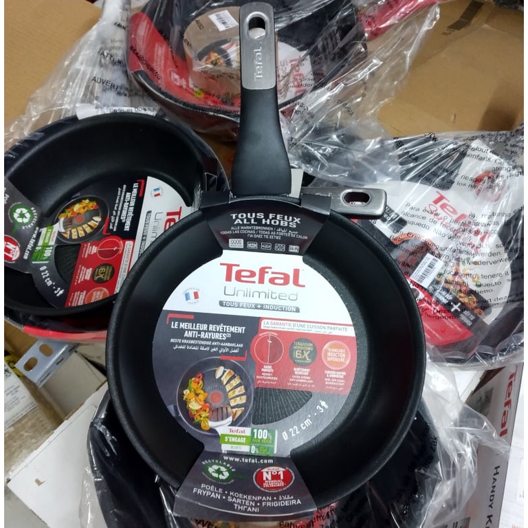 Tefal- Chảo Unlimited G2550302 size 22cm- xuất xứ Pháp tương thích với mọi loại bếp- Hàng chính hãng