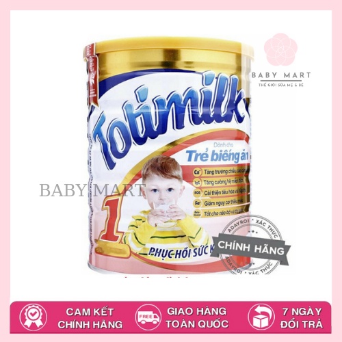 Sữa Totimilk 900g dành cho trẻ biếng ăn số 1 DATE MỚI NHẤT