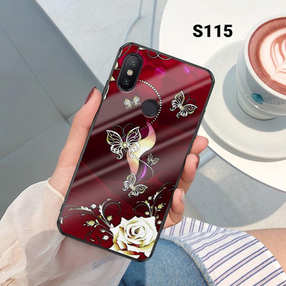 [SIÊU HOT] Ốp lưng kính cường lực Xiaomi MI A2 - MI A2 LITE in hình hoa rực rỡ
